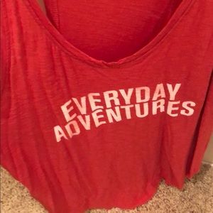 Graphic tank “everyday adventures”